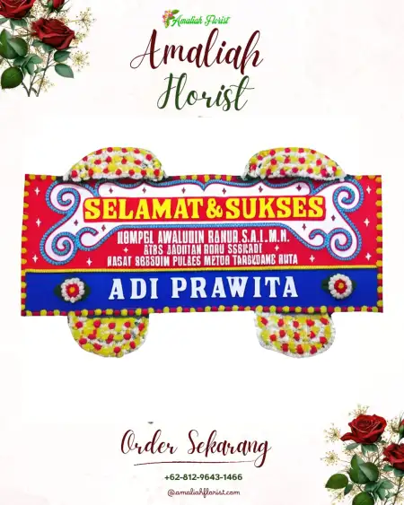 Papan Bunga Ucapan Selamat Rambeanak